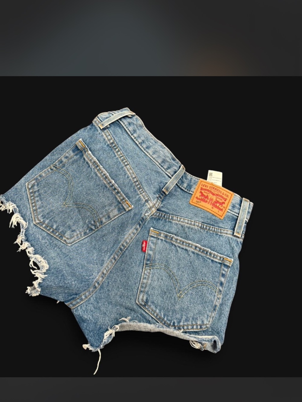Levi's 501 micro shorts - new